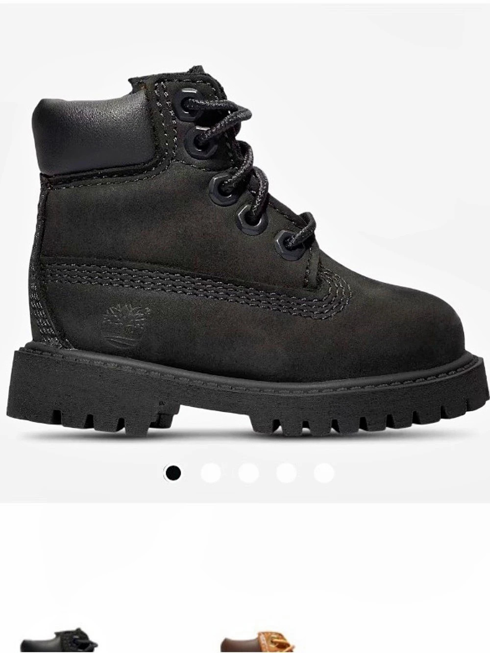 Timberland Toddler's 6-Inch Premium Waterproof Boots Black US 5c